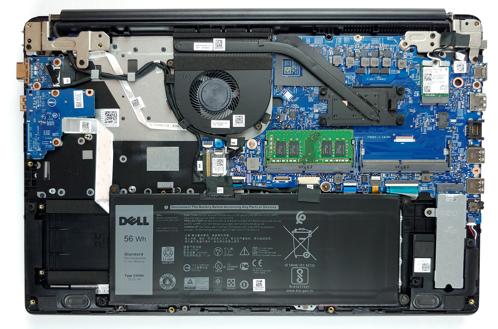 How to replace and fix DELL latitude 3500 P86F HD 30pin LED 450.0FY09.0031 0PRTGM LCD Cable (Dell Latitude 3500)